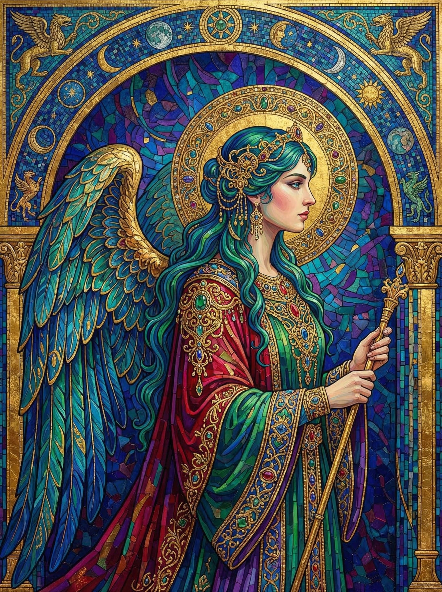 Archangel Stained Glass (120 Colors)