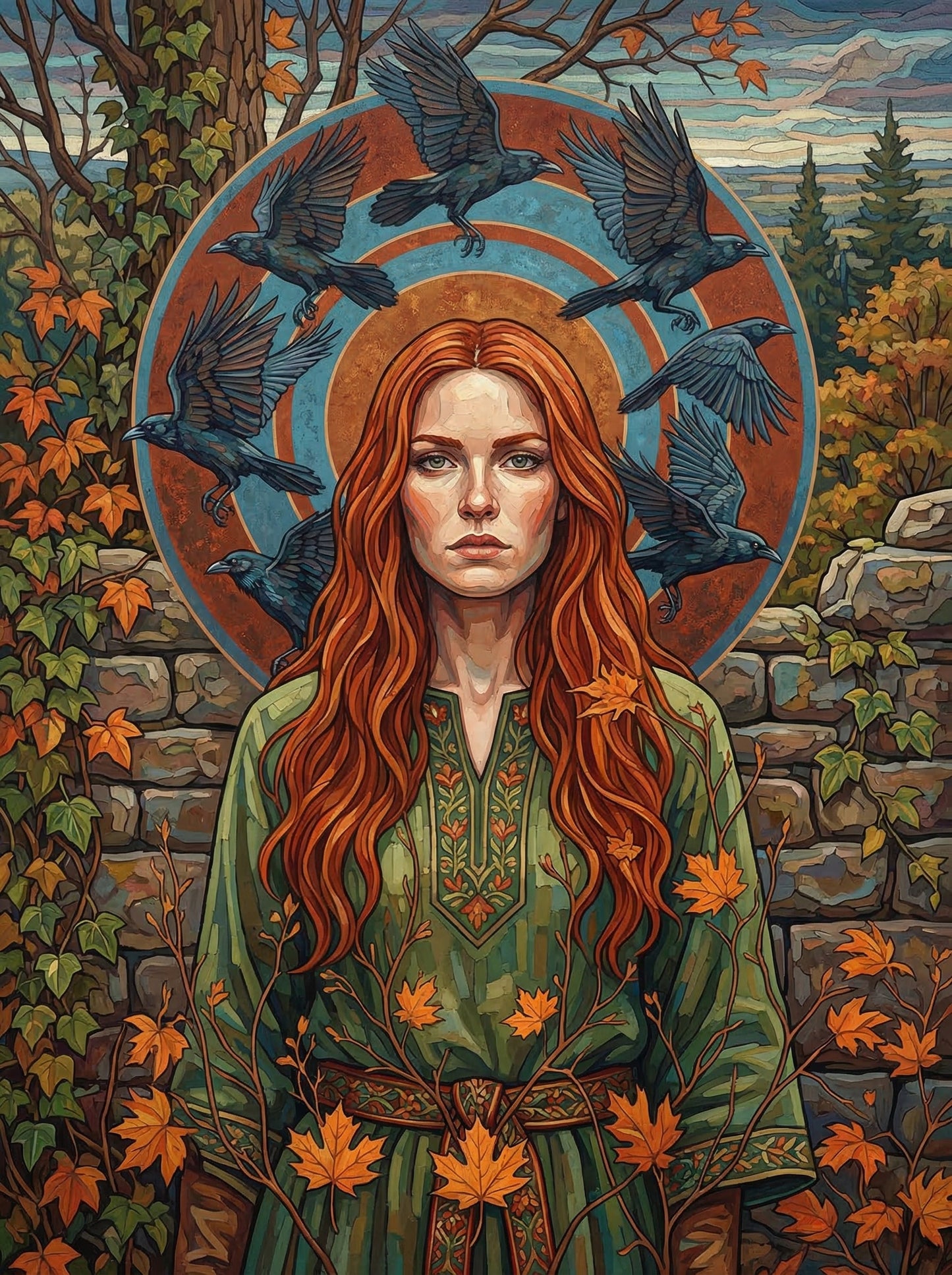 Autumn Maiden Ravens (120 Colors)