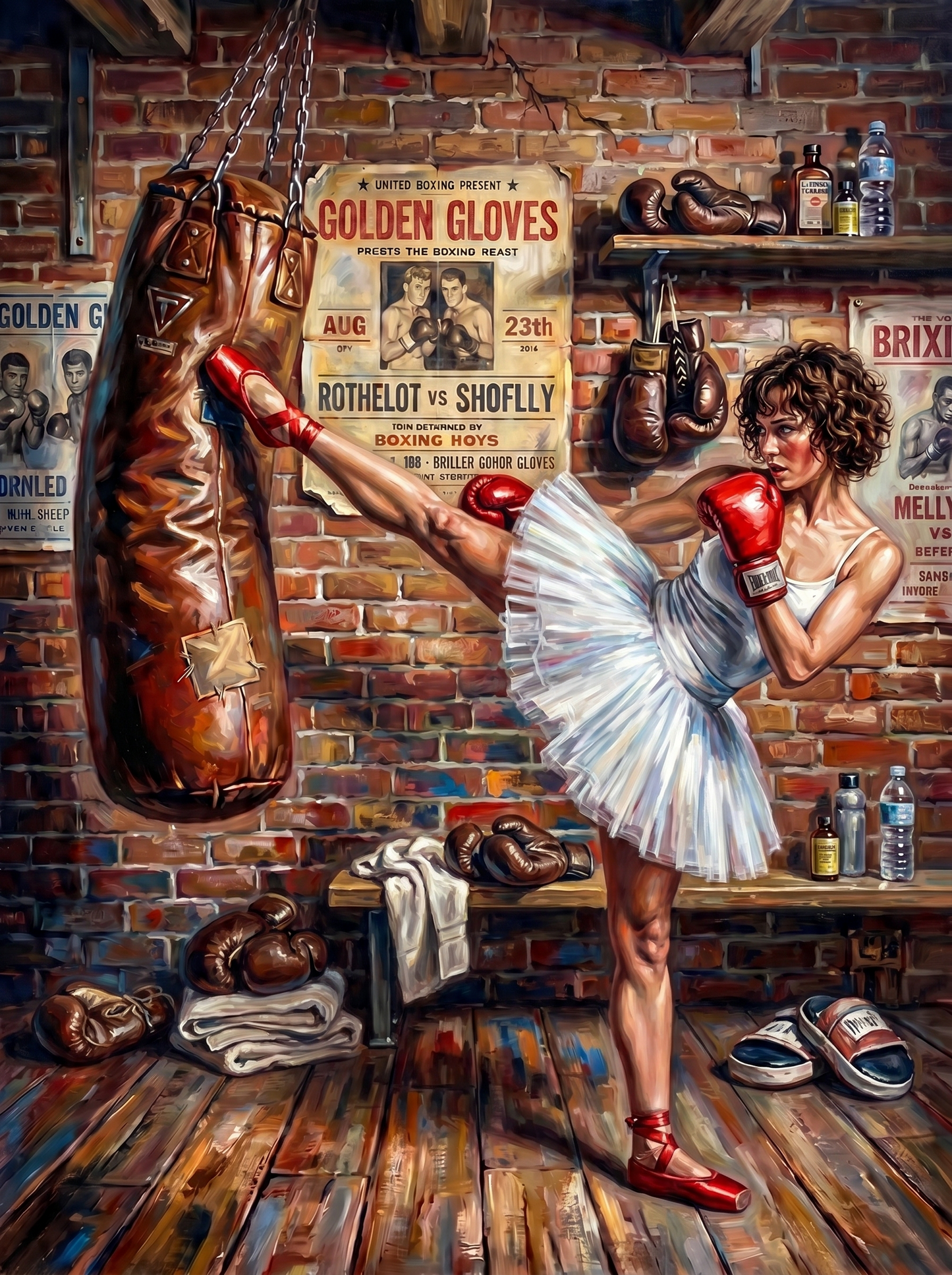 Ballerina Boxing Gym (120 Colors)