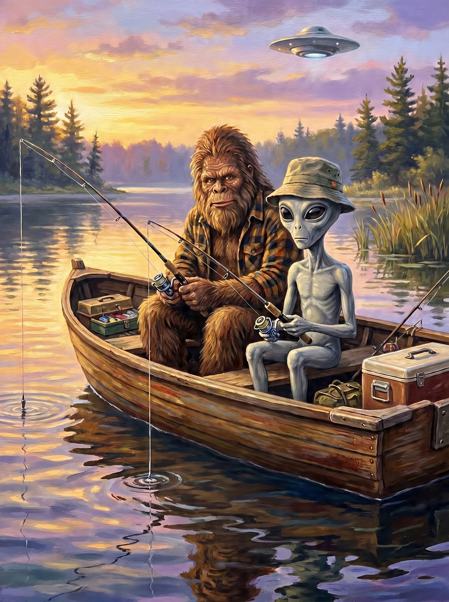 Bigfoot Alien Fishing (120 Colors)