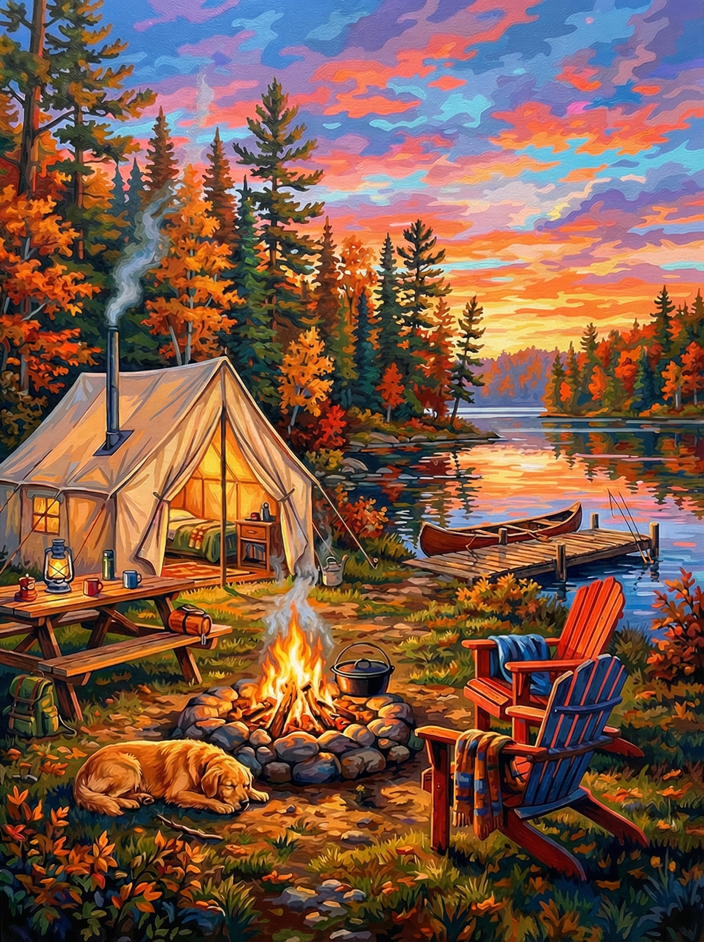 Campfire Sunset Retreat (80 Colors)