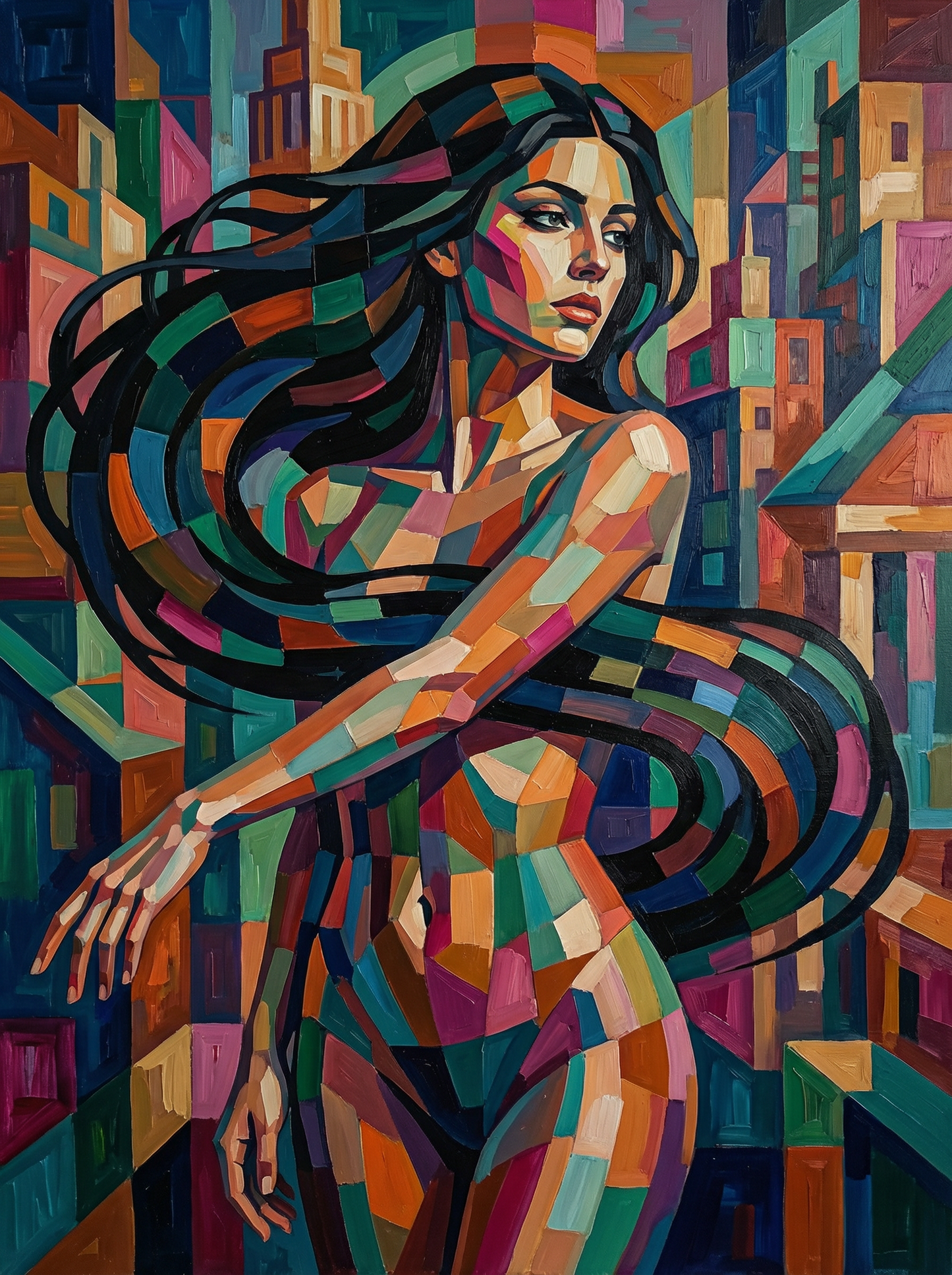 Colorful Body Mosaic (80 Colors)
