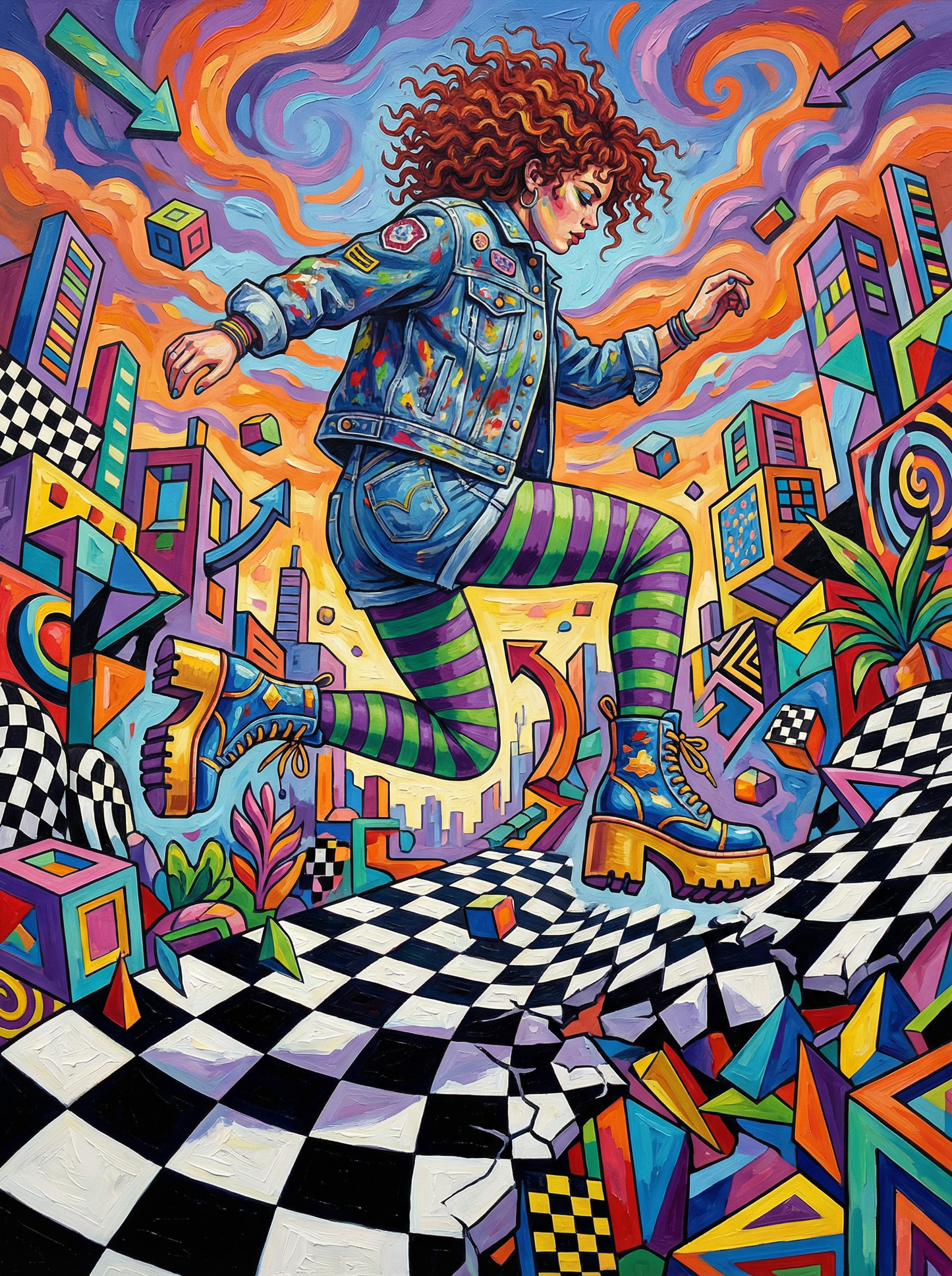 Colorful Dance Performer (120 Colors)