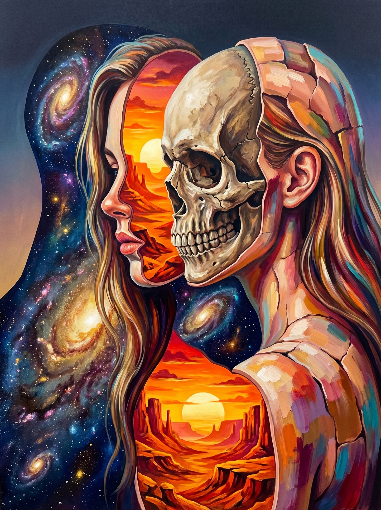 Cosmic Skull Universe Woman (120 Colors)