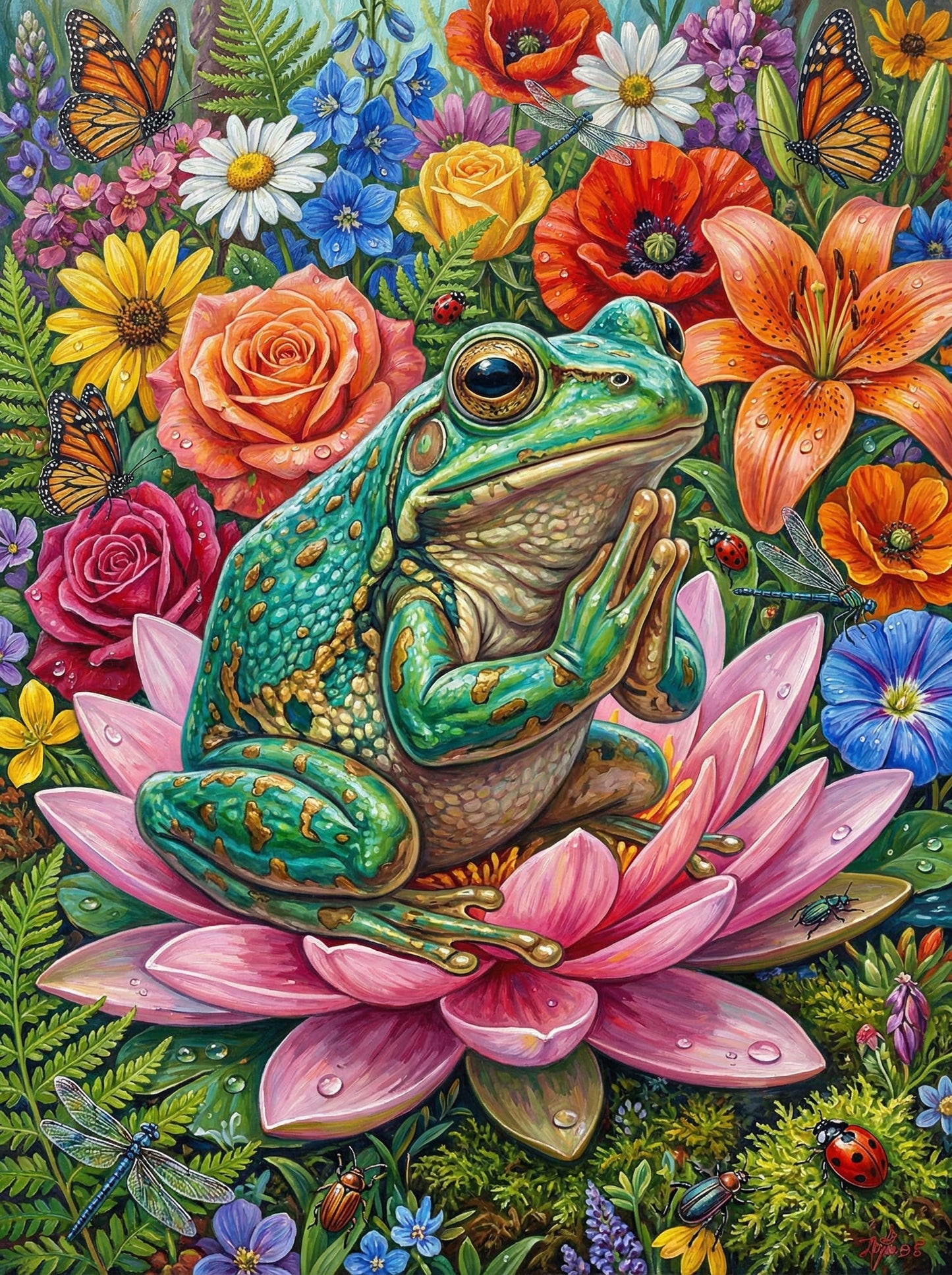 Enchanted Frog Garden (120 Colors)