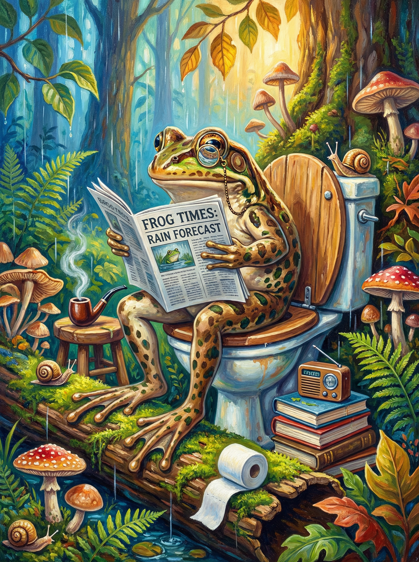 Frog In The Bathroom (120 Colors)