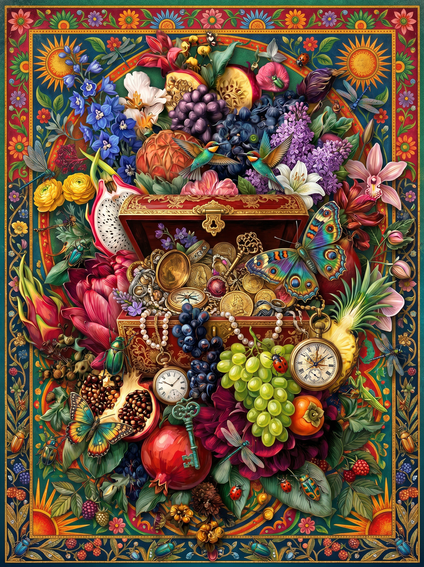 Fruit Flower Pedestal (120 Colors)