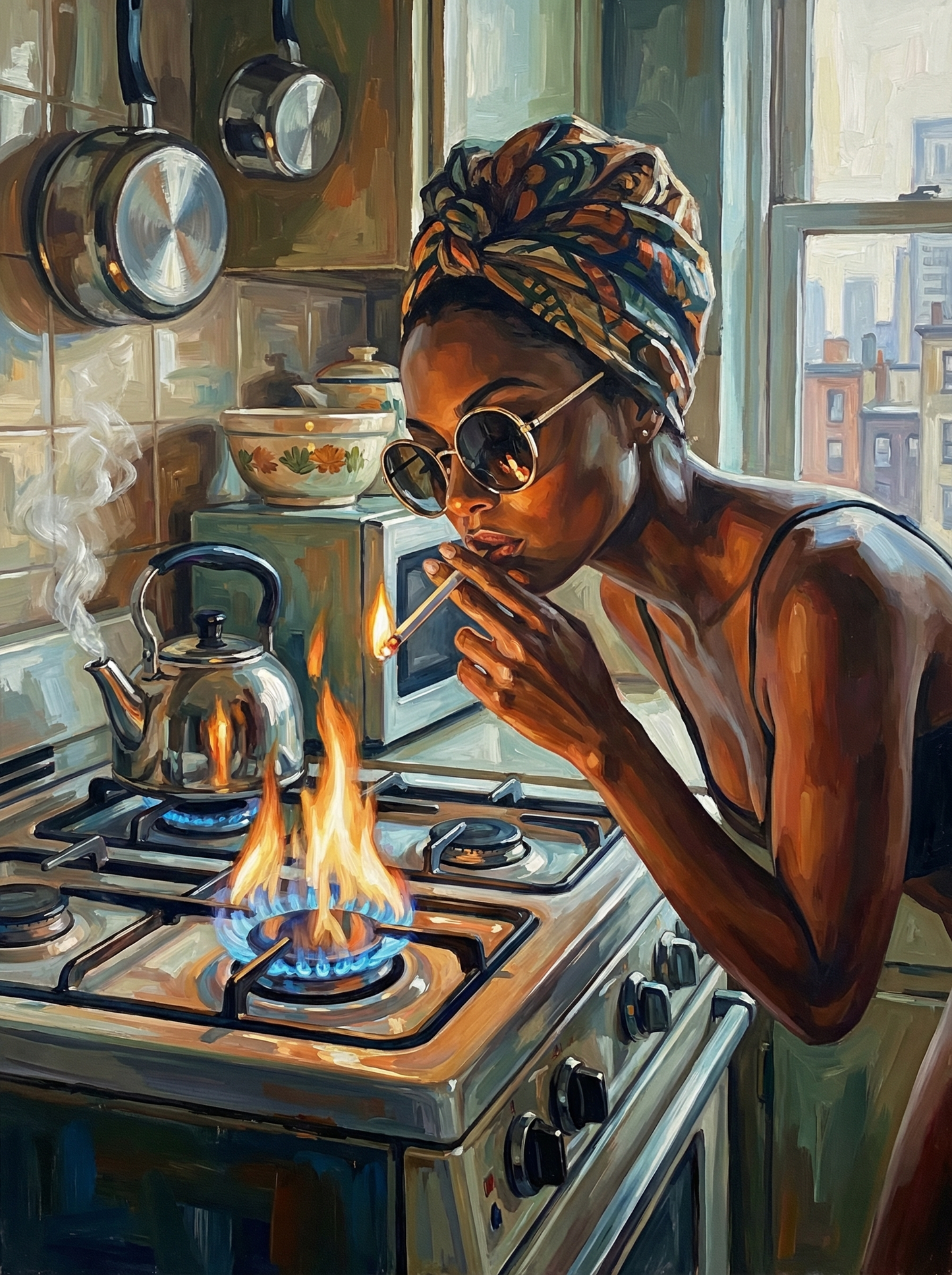 Kitchen Flame (80 Colors)