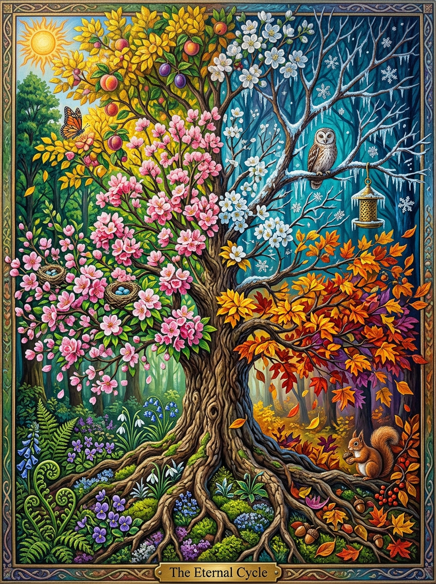 The Eternal Cycle of Seasons (120 Colors)