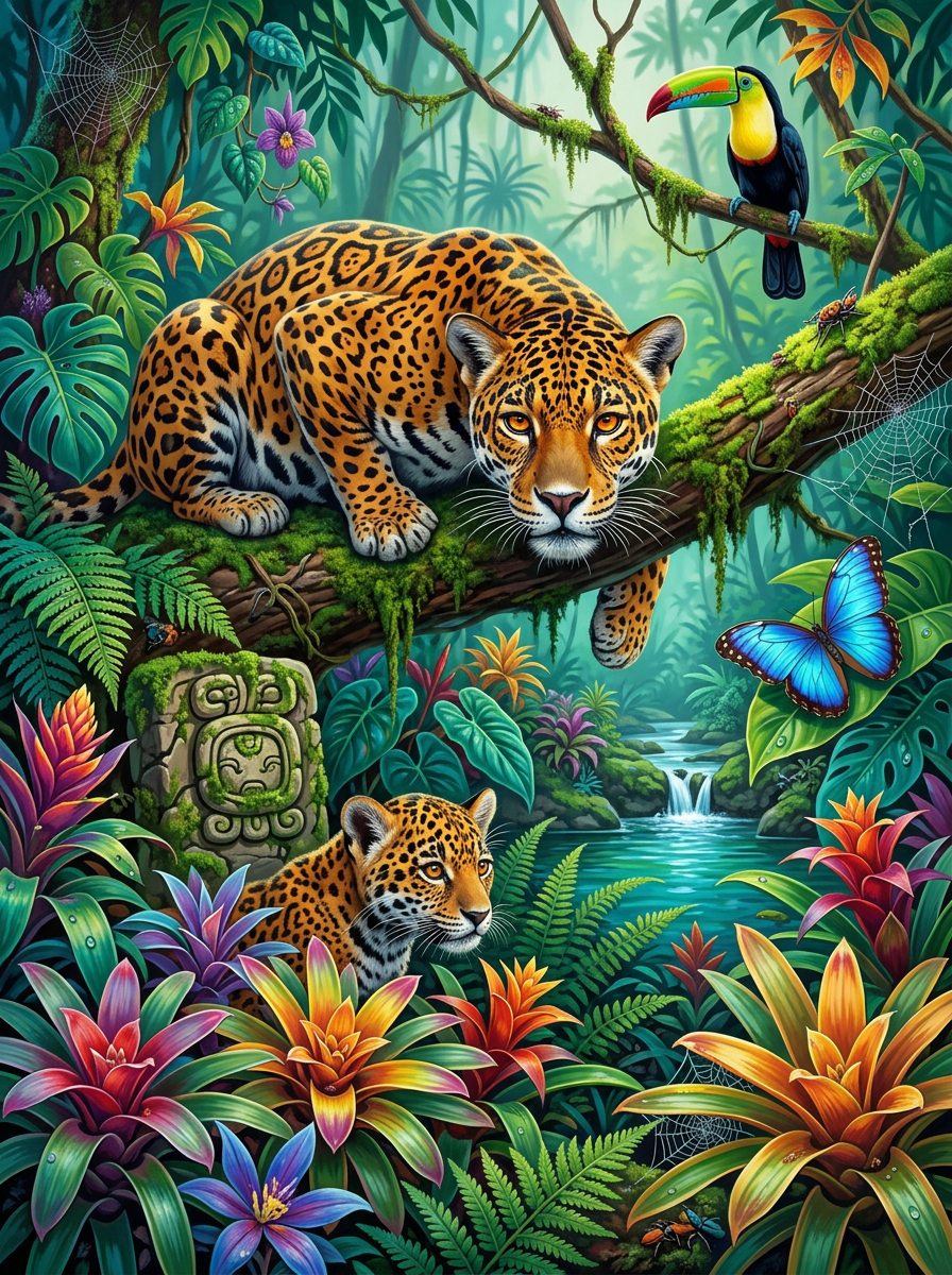 Emerald Canopy Jaguar (120 Colors)