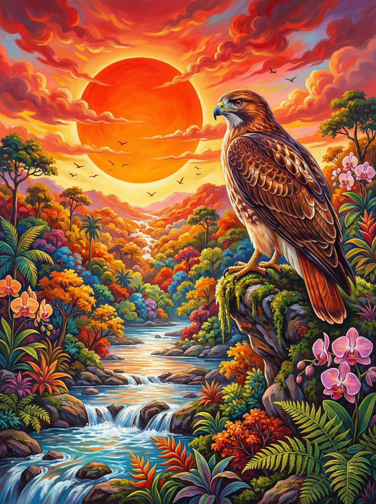Crimson Sun Sentinel (80 Colors)