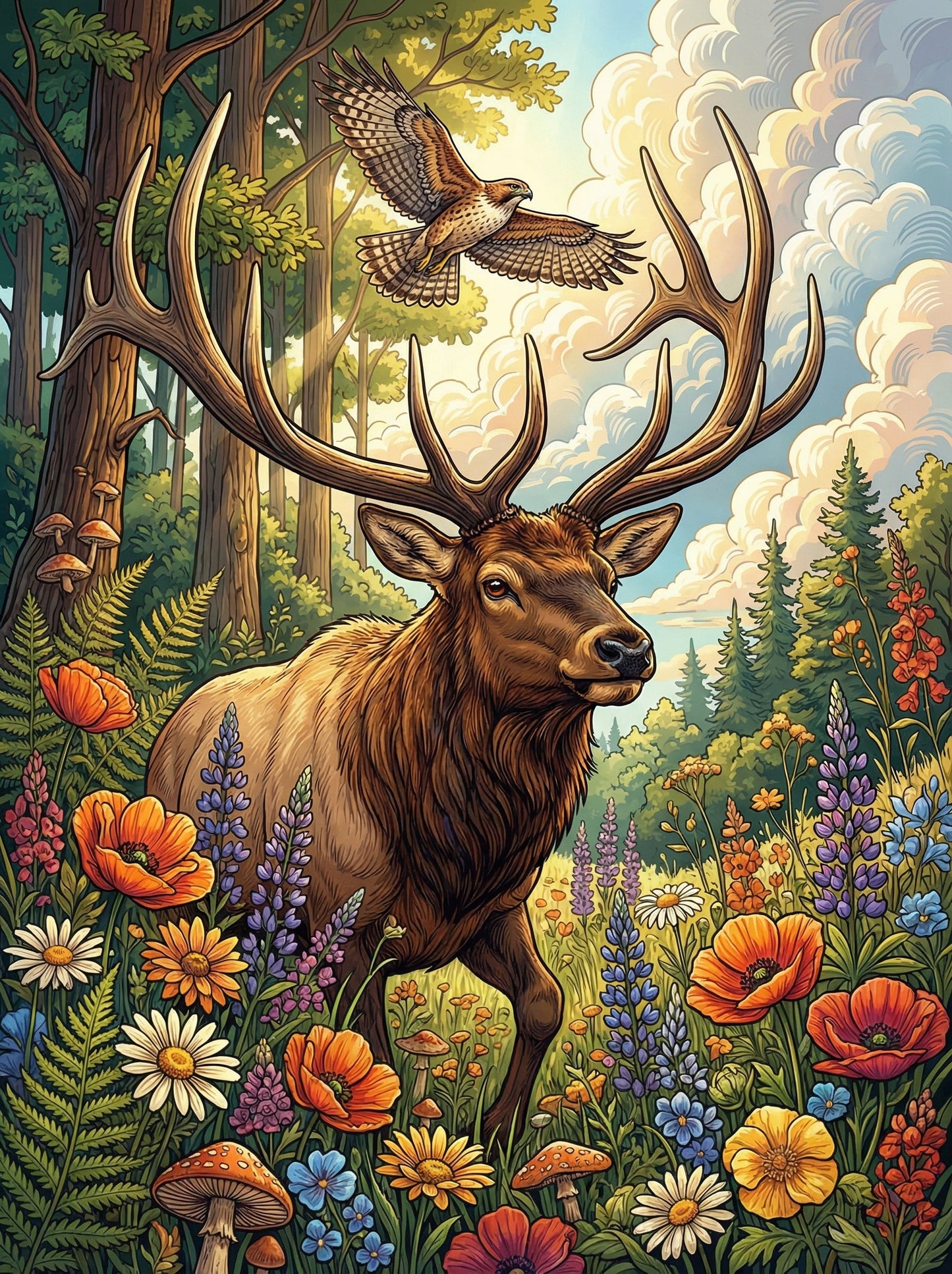 Meadow Crown Elk (80 Colors)