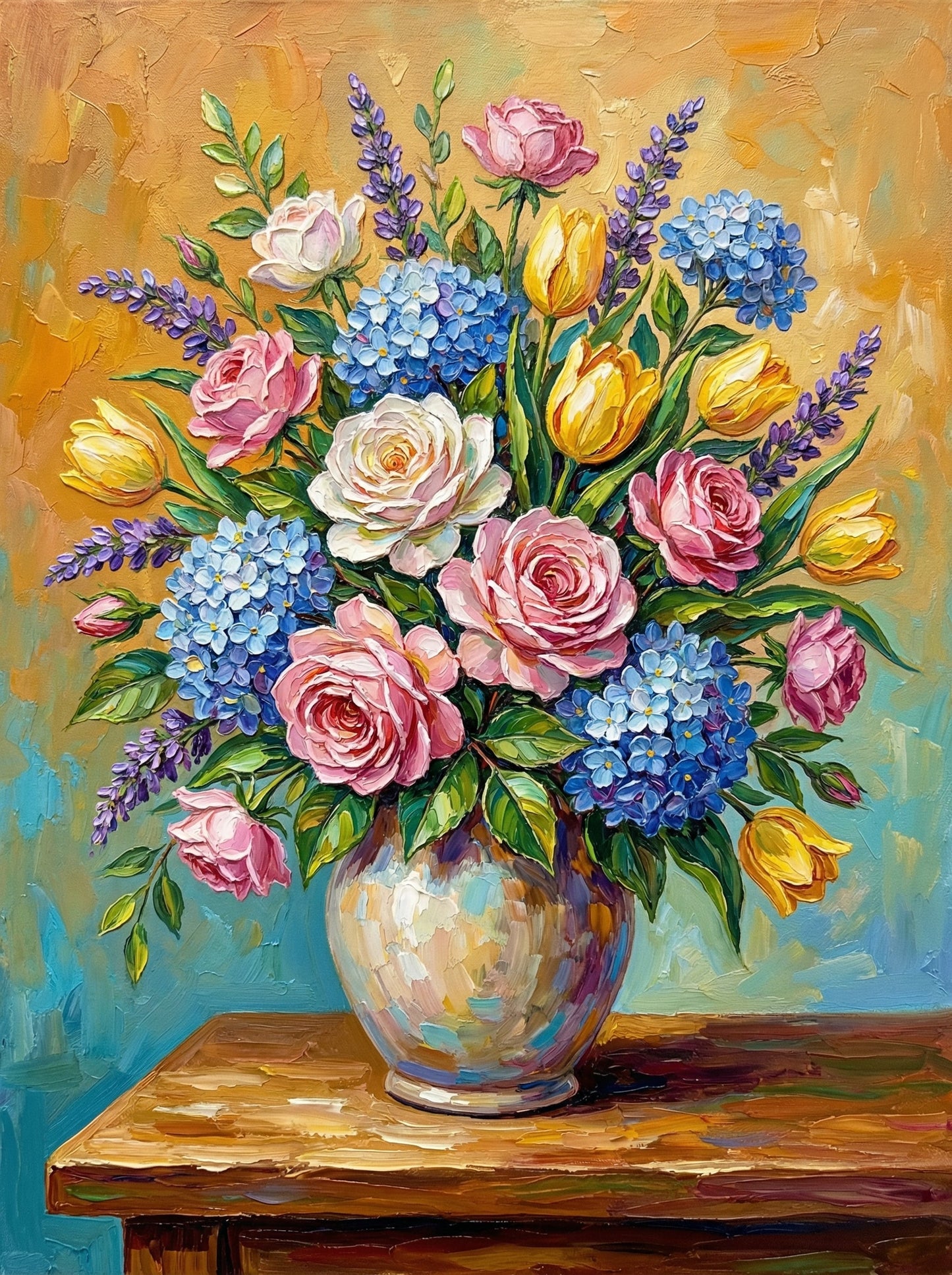 Rose Hydrangea Symphony (80 Colors)