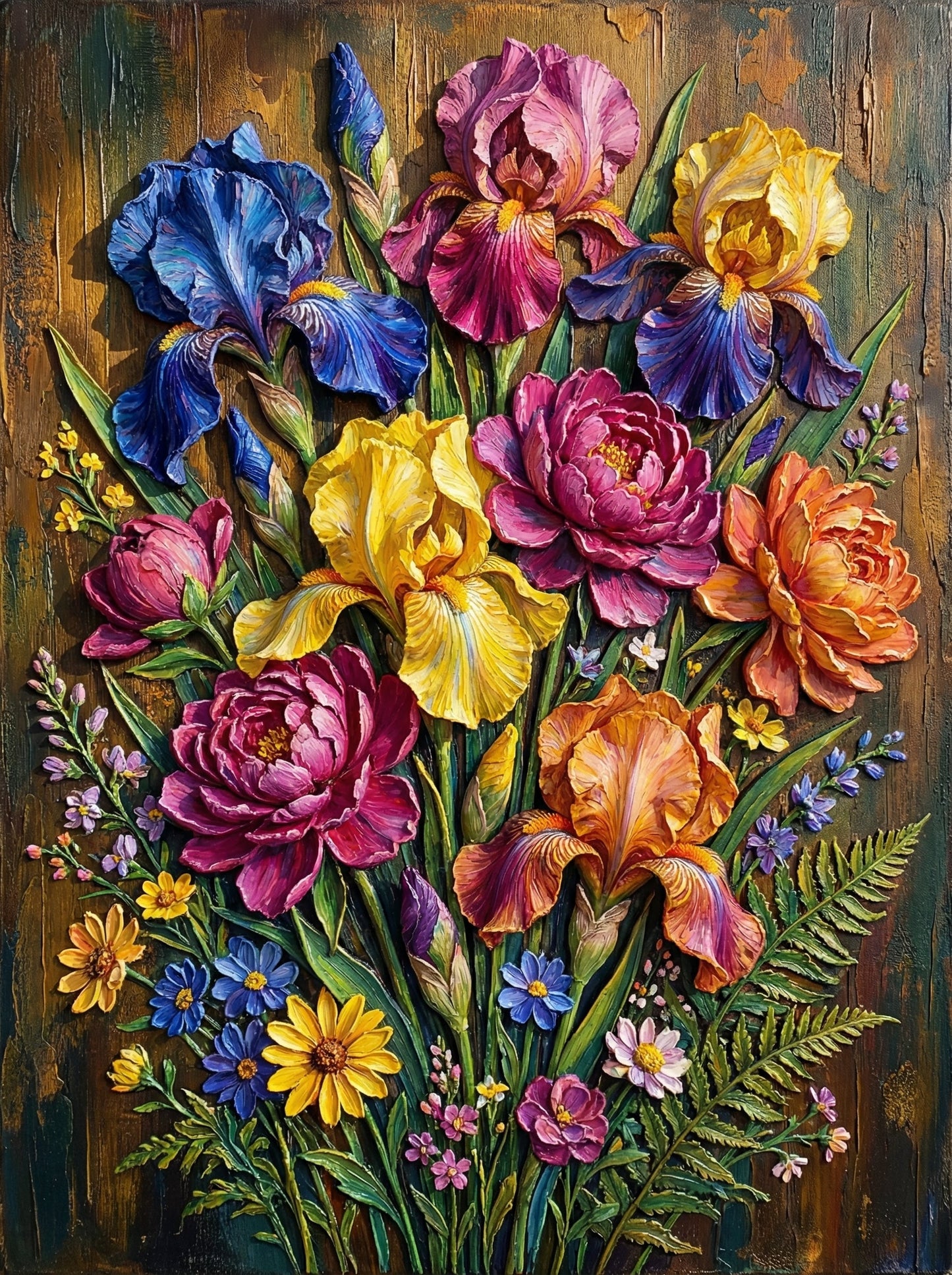 Golden Rose Hydrangea (80 Colors)