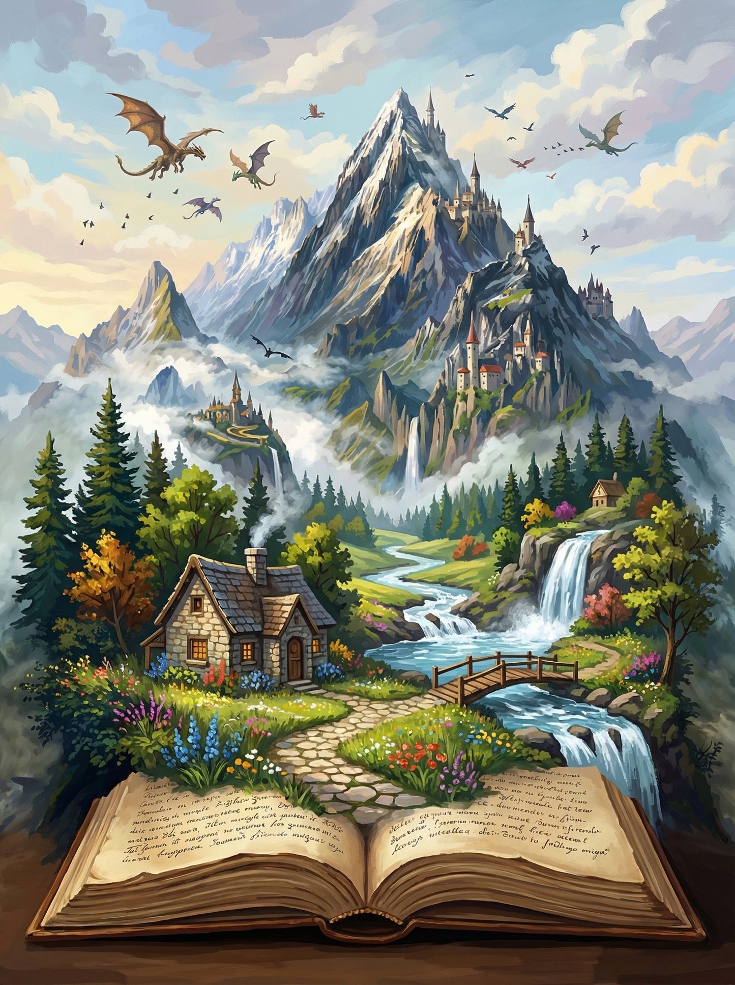 Storybook Mountain Kingdom (120 Colors)