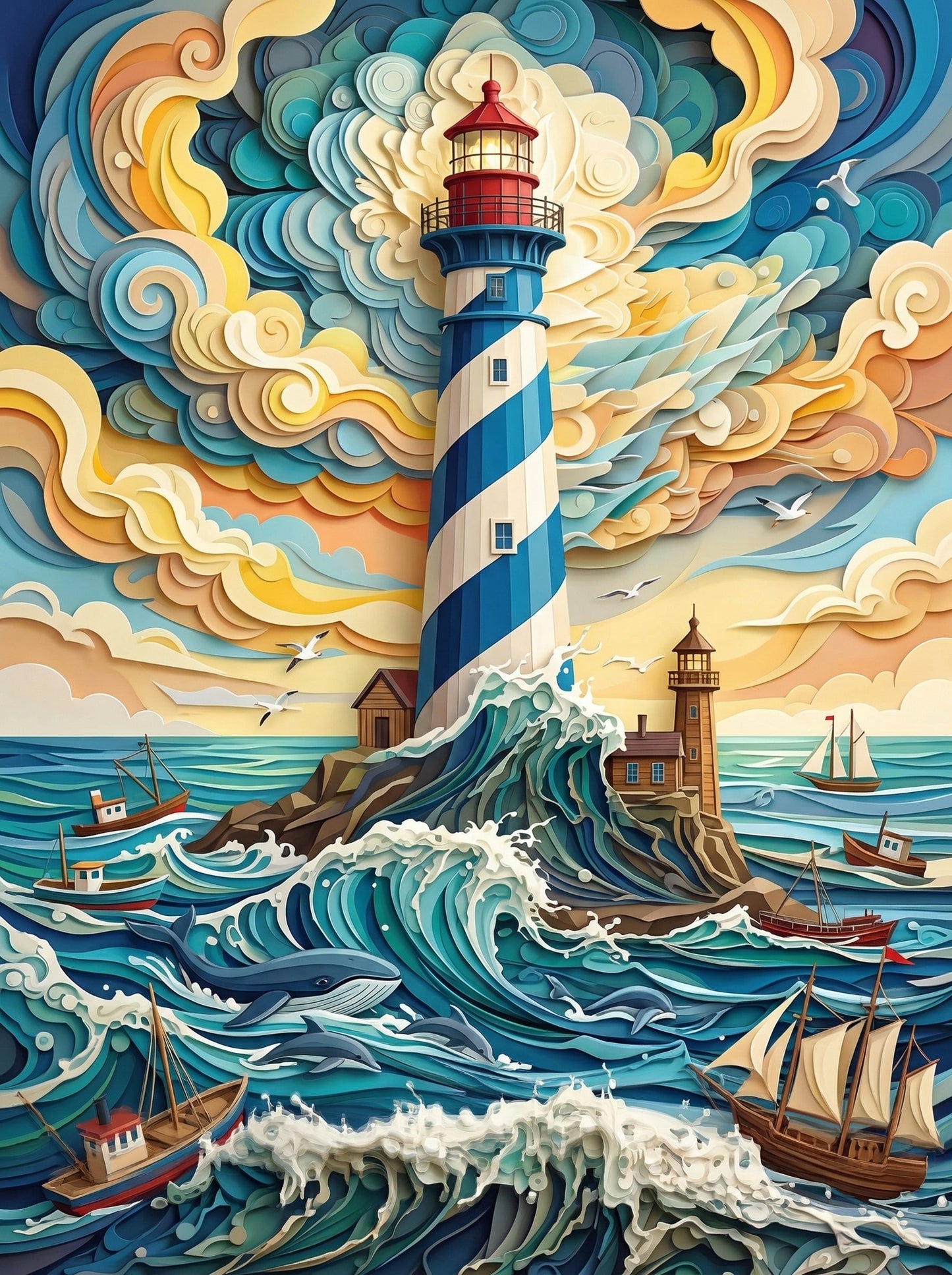 Paperwave Lighthouse Storm (80 Colors)