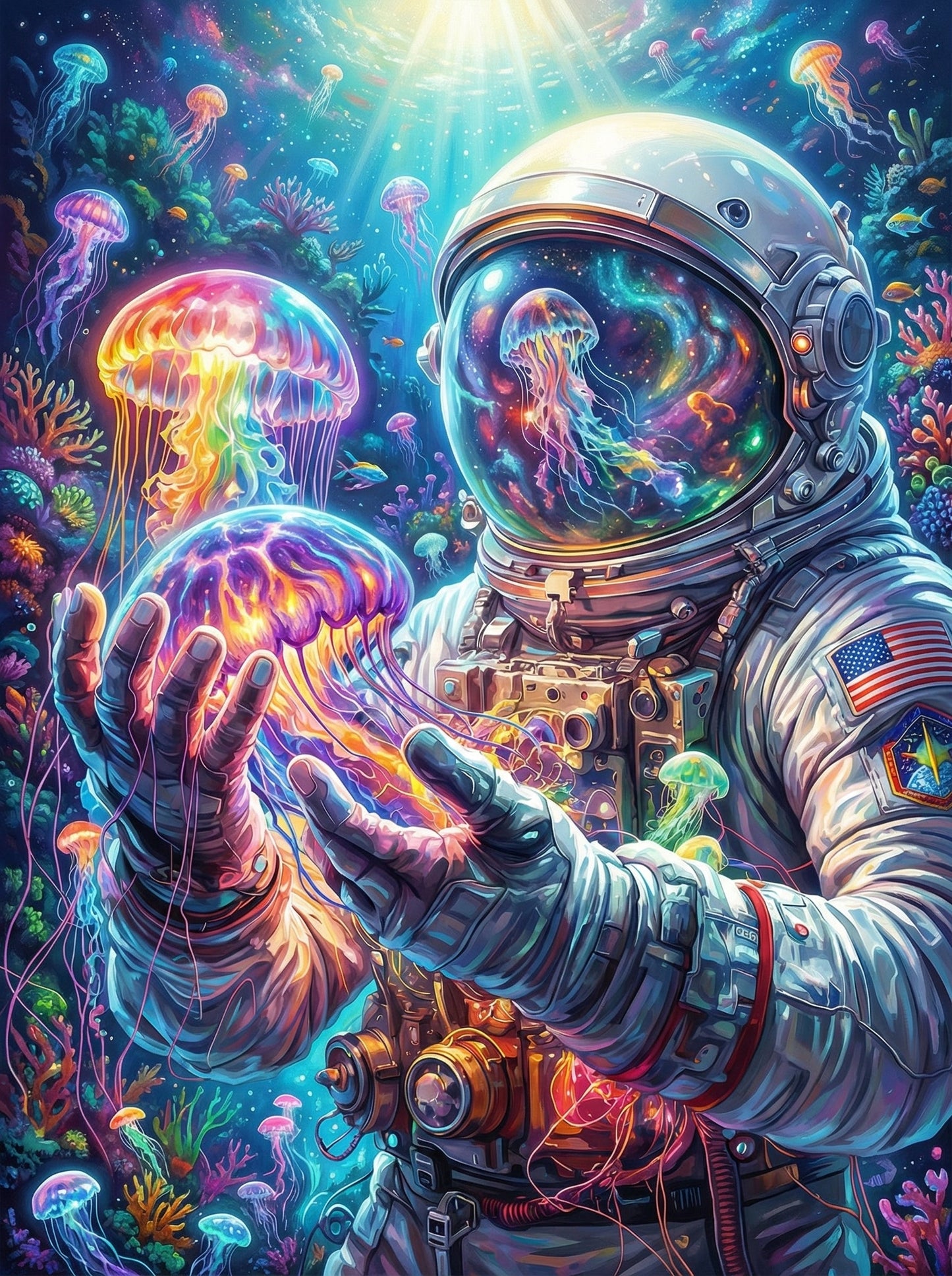 Cosmic Jellyfish Explorer (120 Colors)