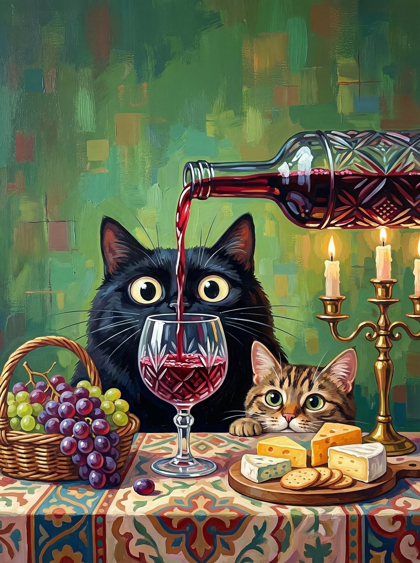 Wine & Whiskers Night (80 Colors)