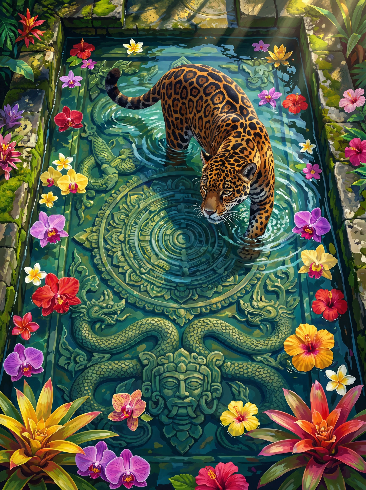 Jungle Temple Leopard (80 Colors)