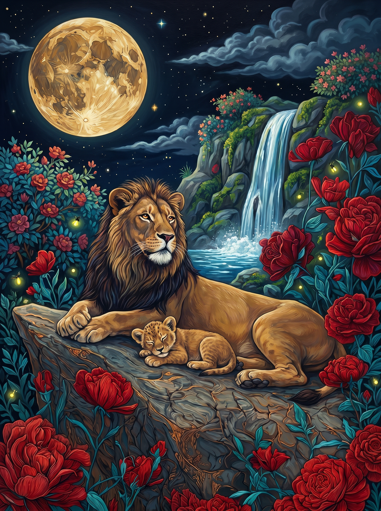 Moonlit Lion Dynasty (80 Colors)
