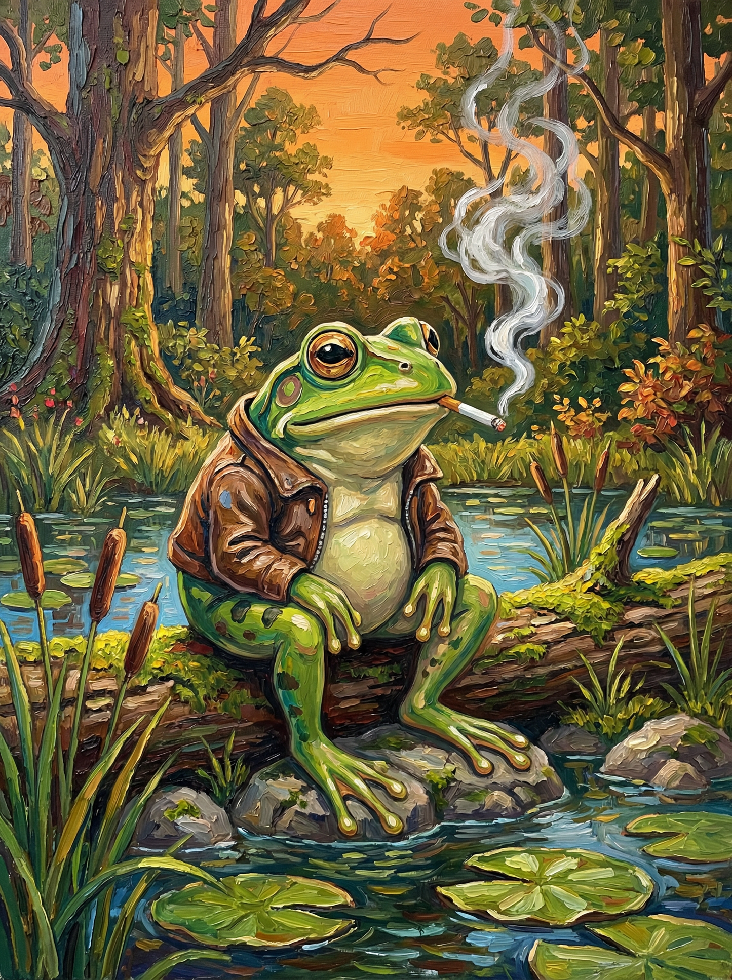 The Frog Knows Things (120 Colors)