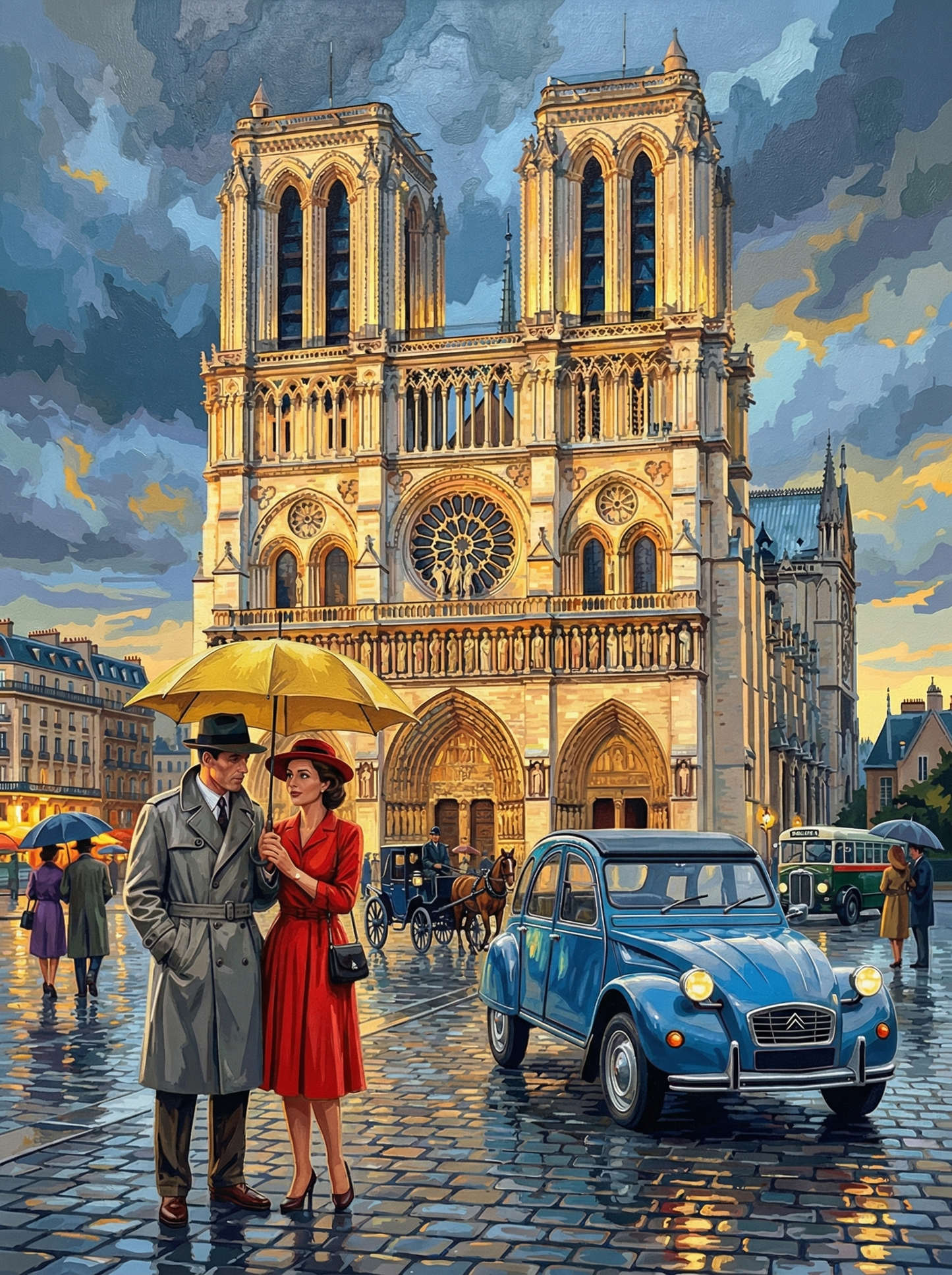Notre Dame Romance Rainy Day (120 Colors)