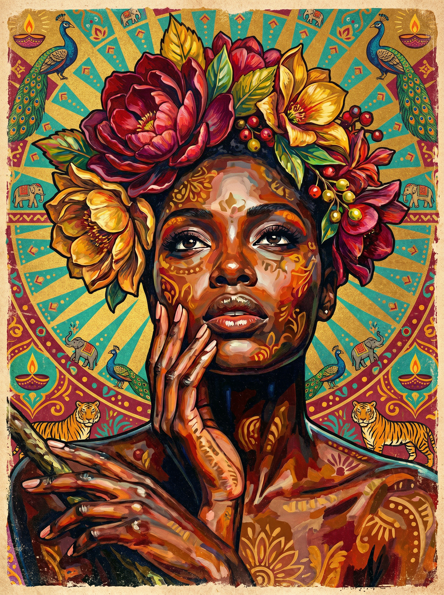 Rose Crown Goddess (120 Colors)