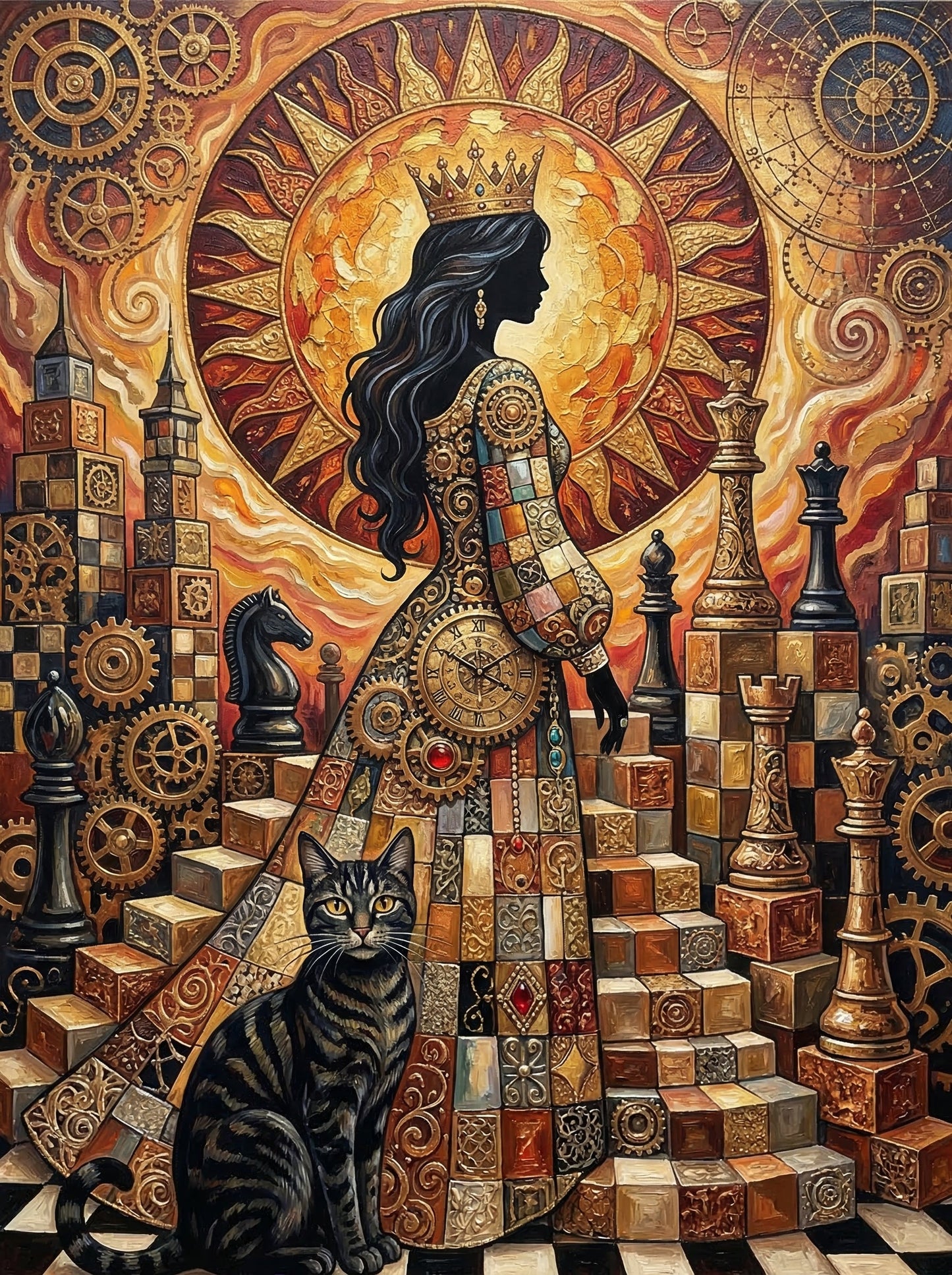 Royal Queen Cat (120 Colors)