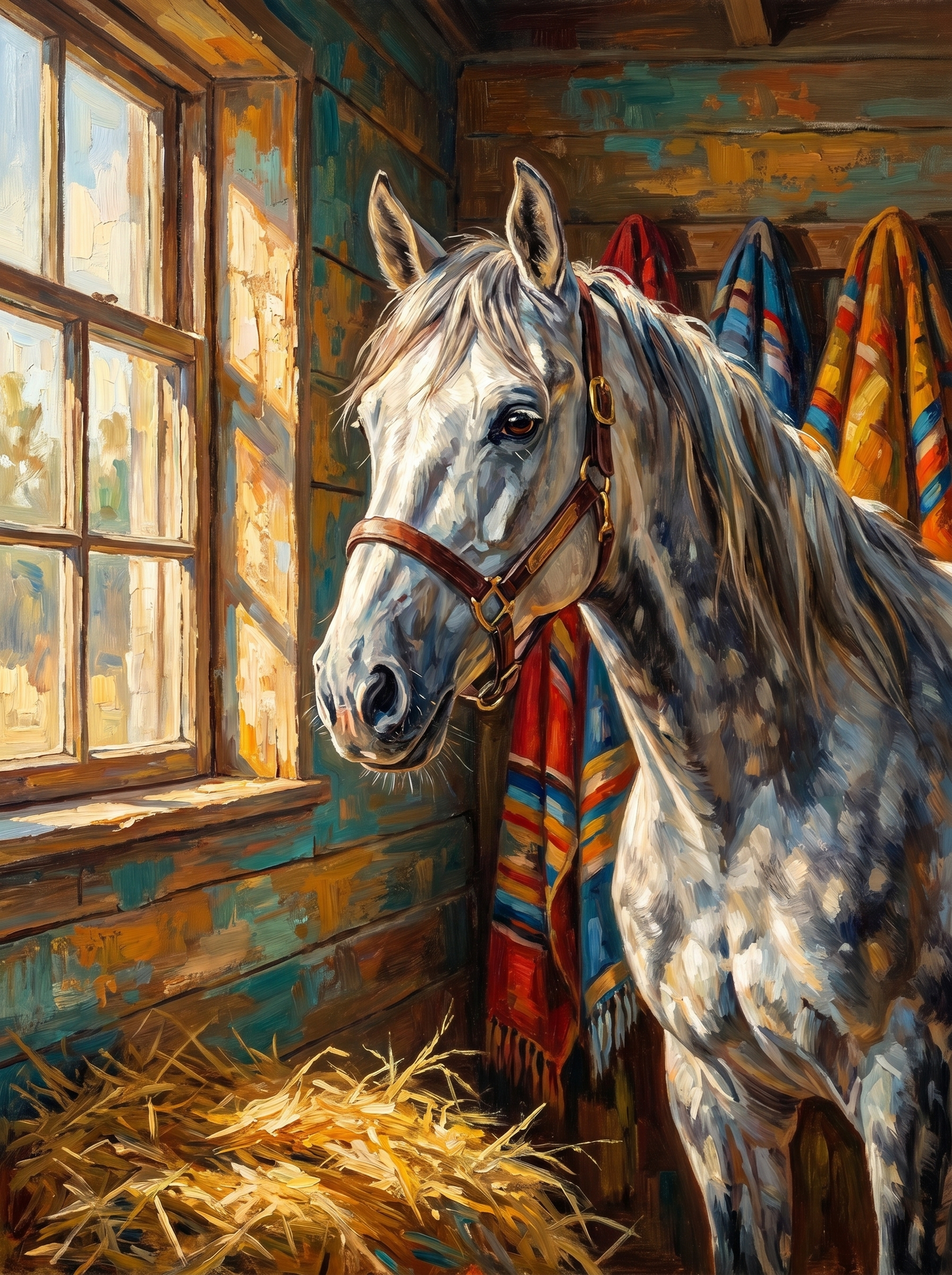 Rustic Window Pony (80 Colors)
