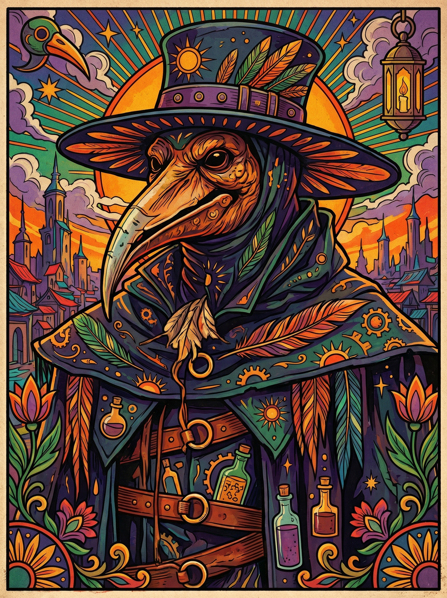 Steampunk Plague Doctor (120 Colors)