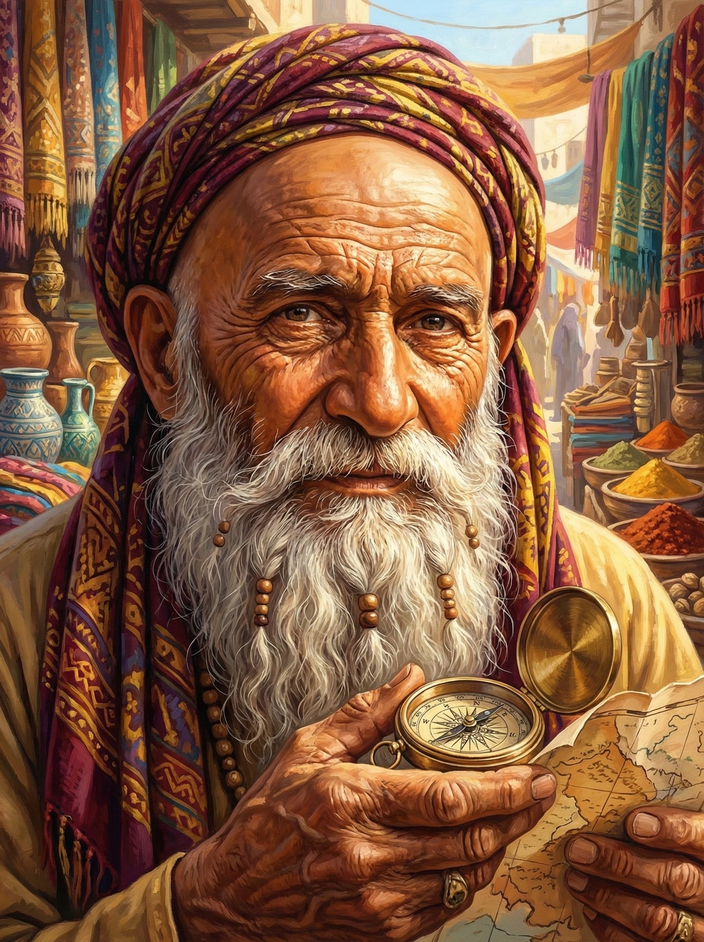 Wise Man With Compass (120 Colors)