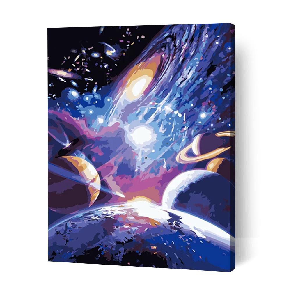 The Milky Way - Paint By Numbers Cities