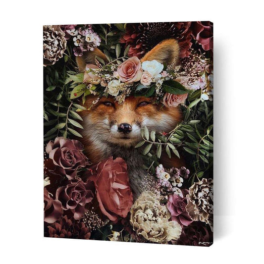 Floral Fox III - Paint By Numbers Cities