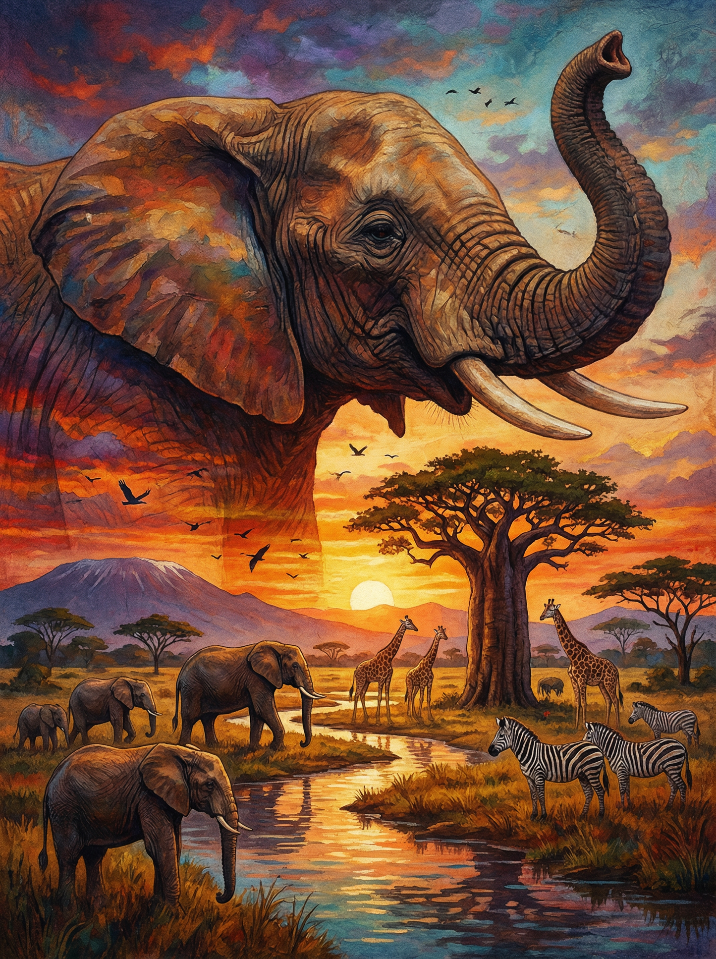 Savanna of Giants (120 Colors)
