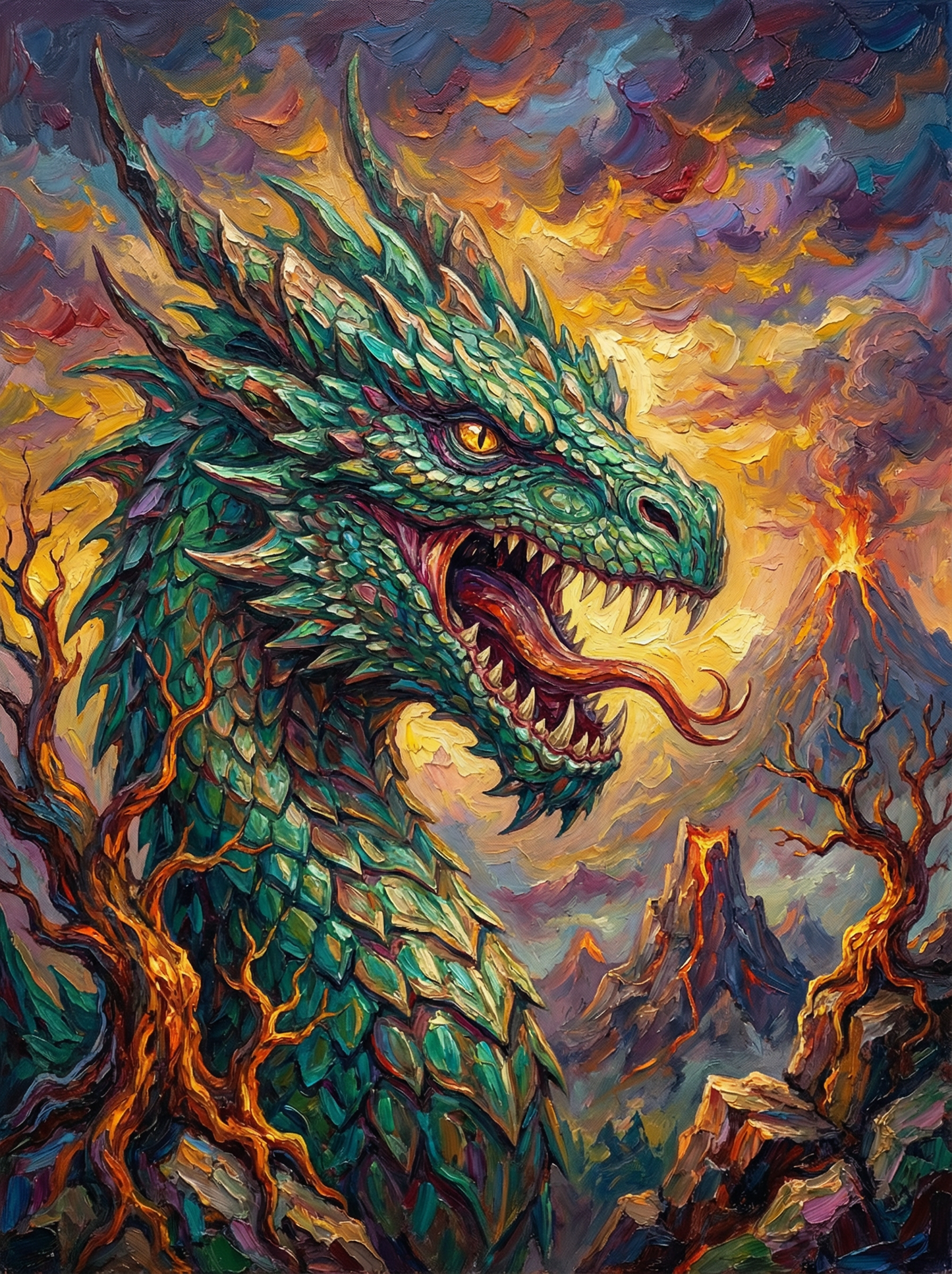 Emerald Fire Dragon (120 Colors)