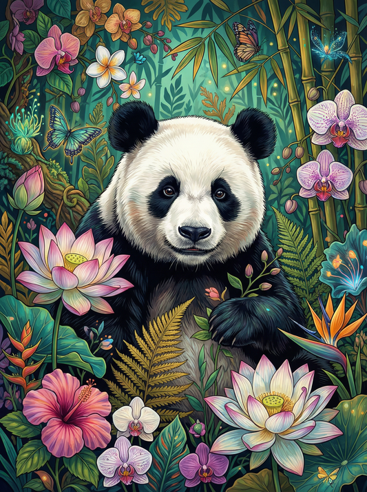 Lotus Garden Panda (120 Colors)