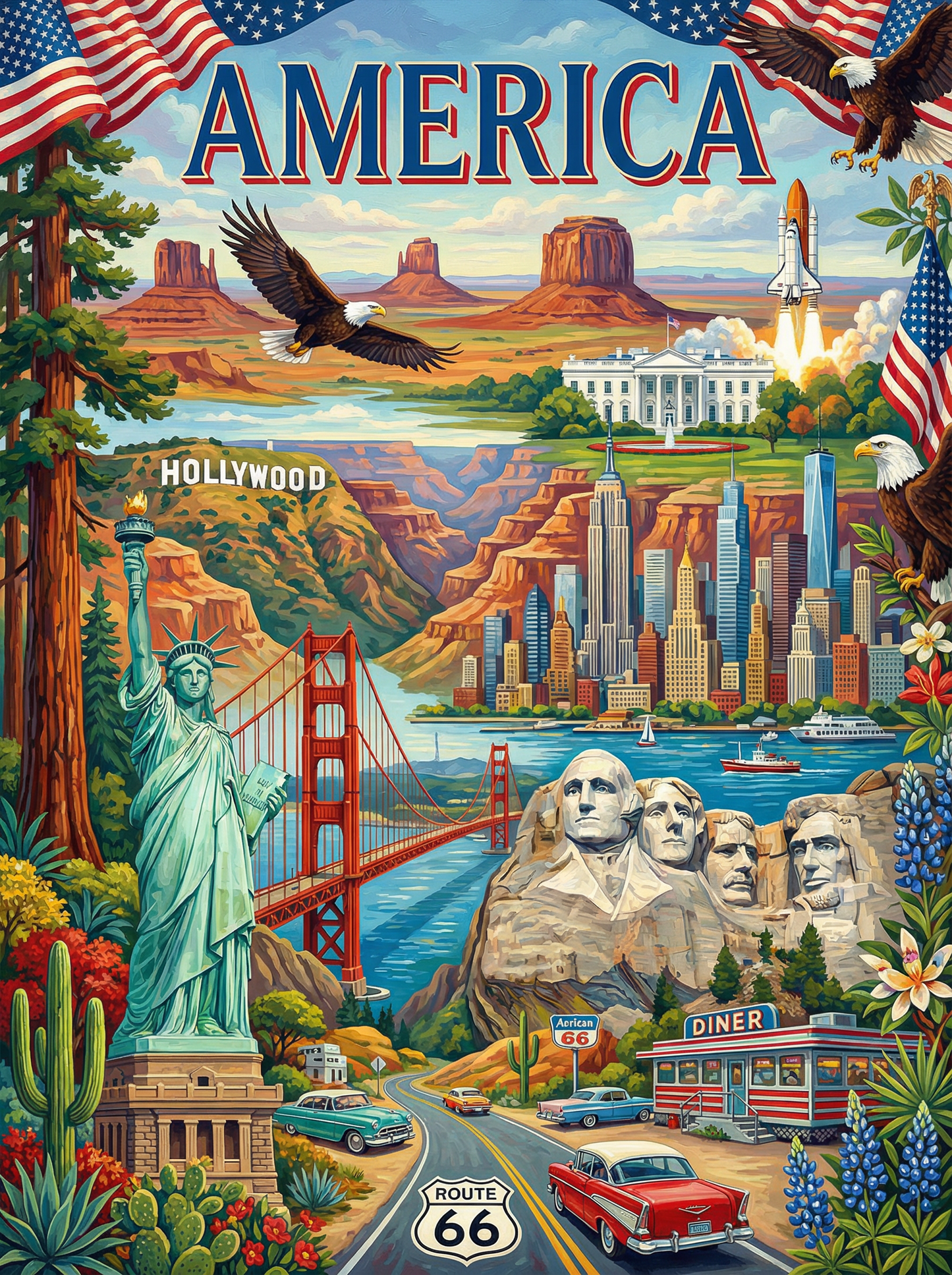 America Iconic Journey (120 Colors)