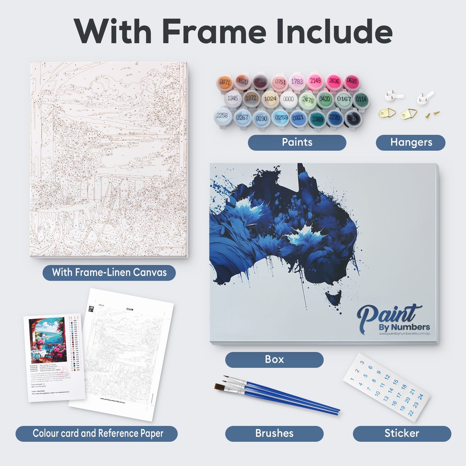 Beachside Villas - Paint By Numbers Cities