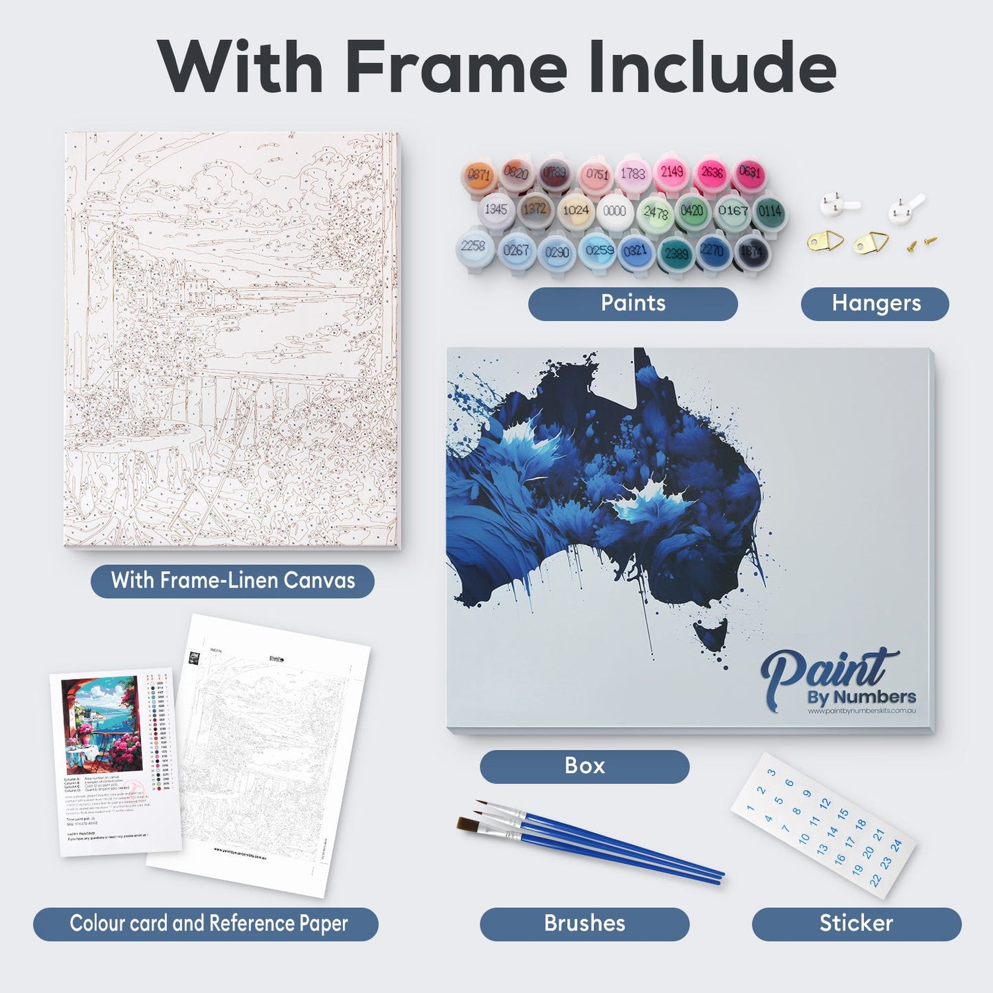 Foral Llama - Paint By Numbers Cities