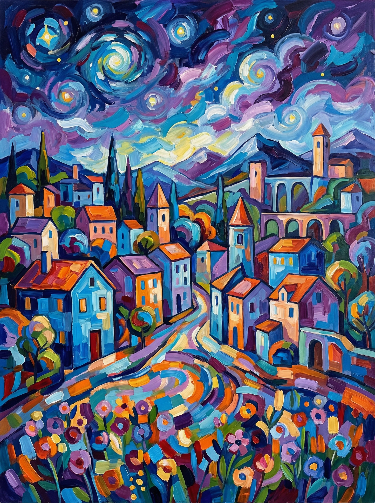 Starlit Village Dreams (120 Colors)