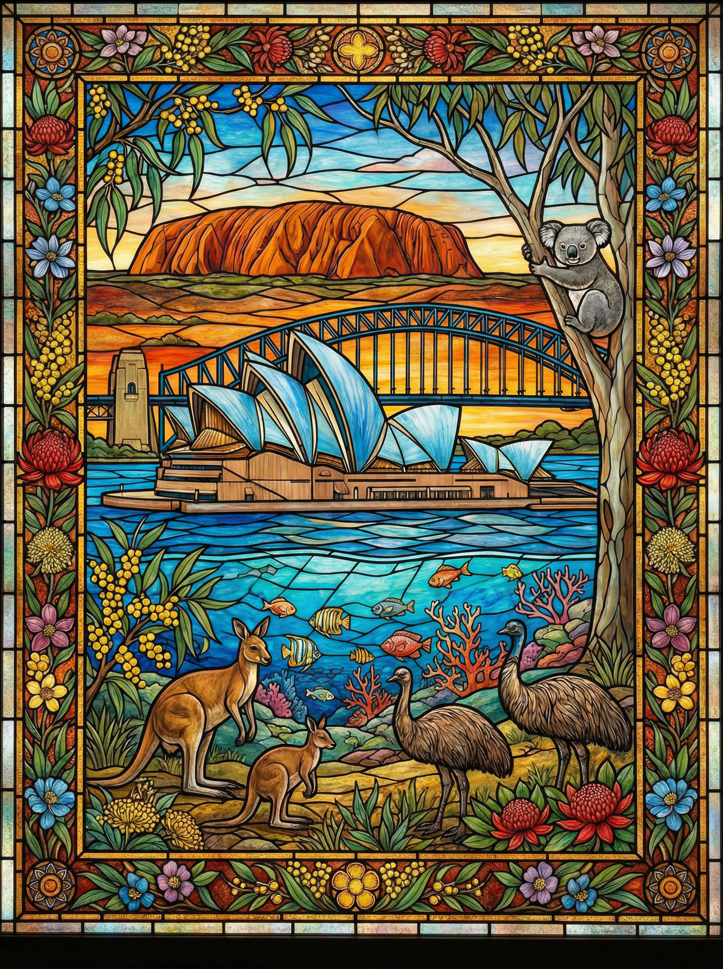 Australia Iconic Panorama (120 Colors)