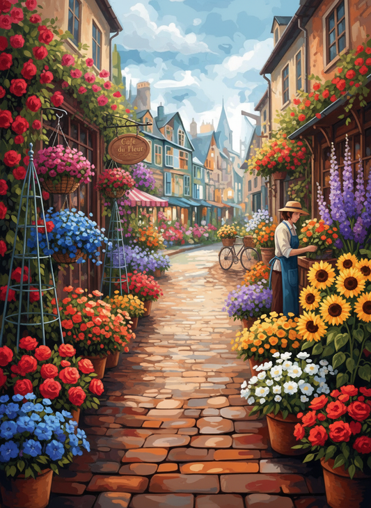 Parisian Flower Lane (80 Colors)