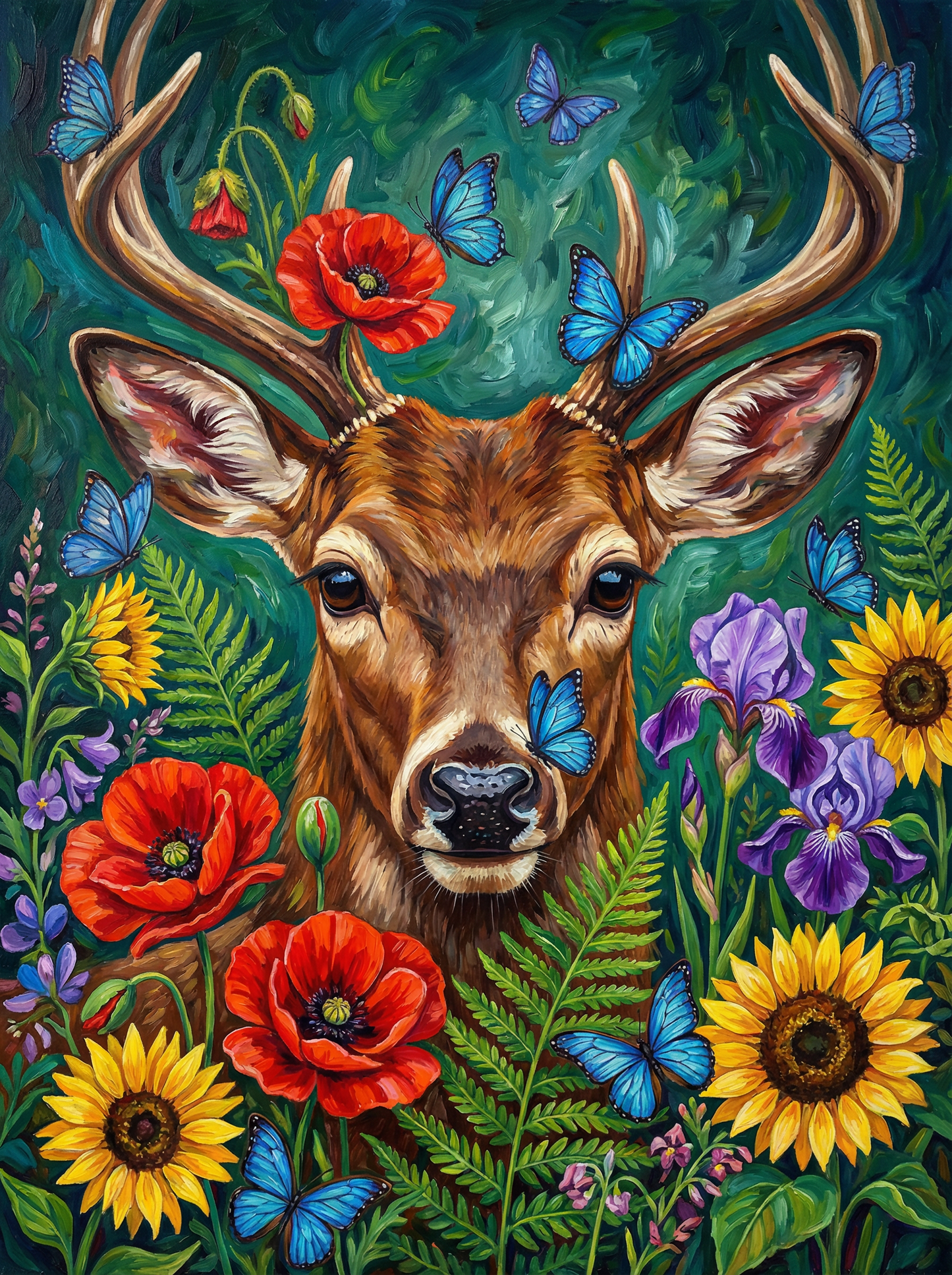 Bluewing Forest Deer (120 Colors)