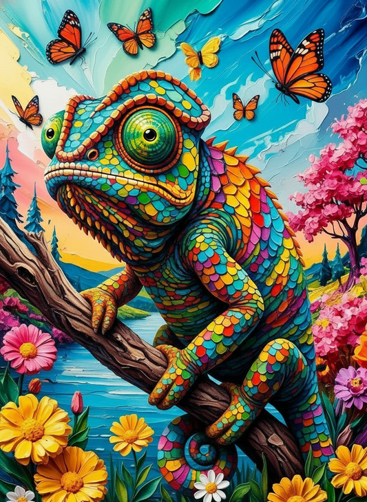 Rainbow Lizard Garden (80 Colors)
