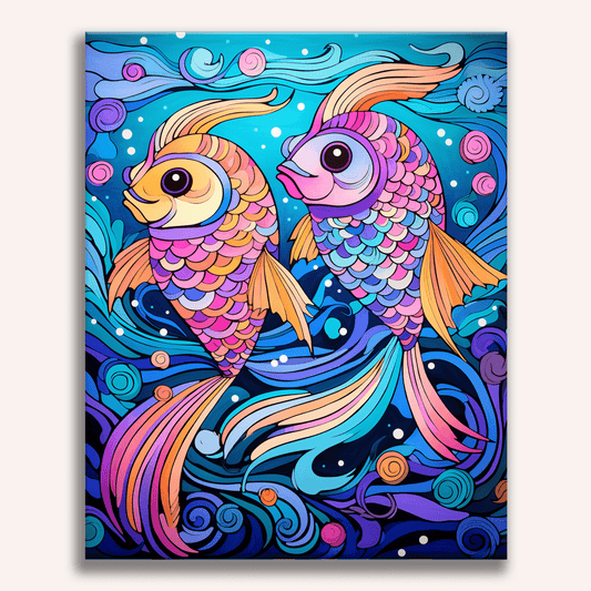 5 Magpies - Paint By Numbers Cities