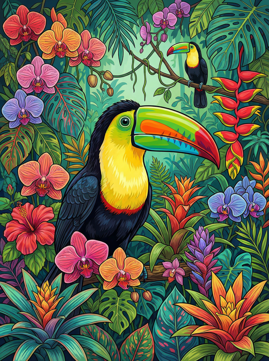 Tropical Jungle Toucan (80 Colors)