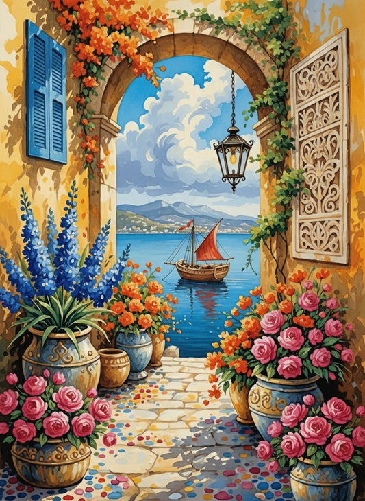 Floral Sea Archway (120 Colors)