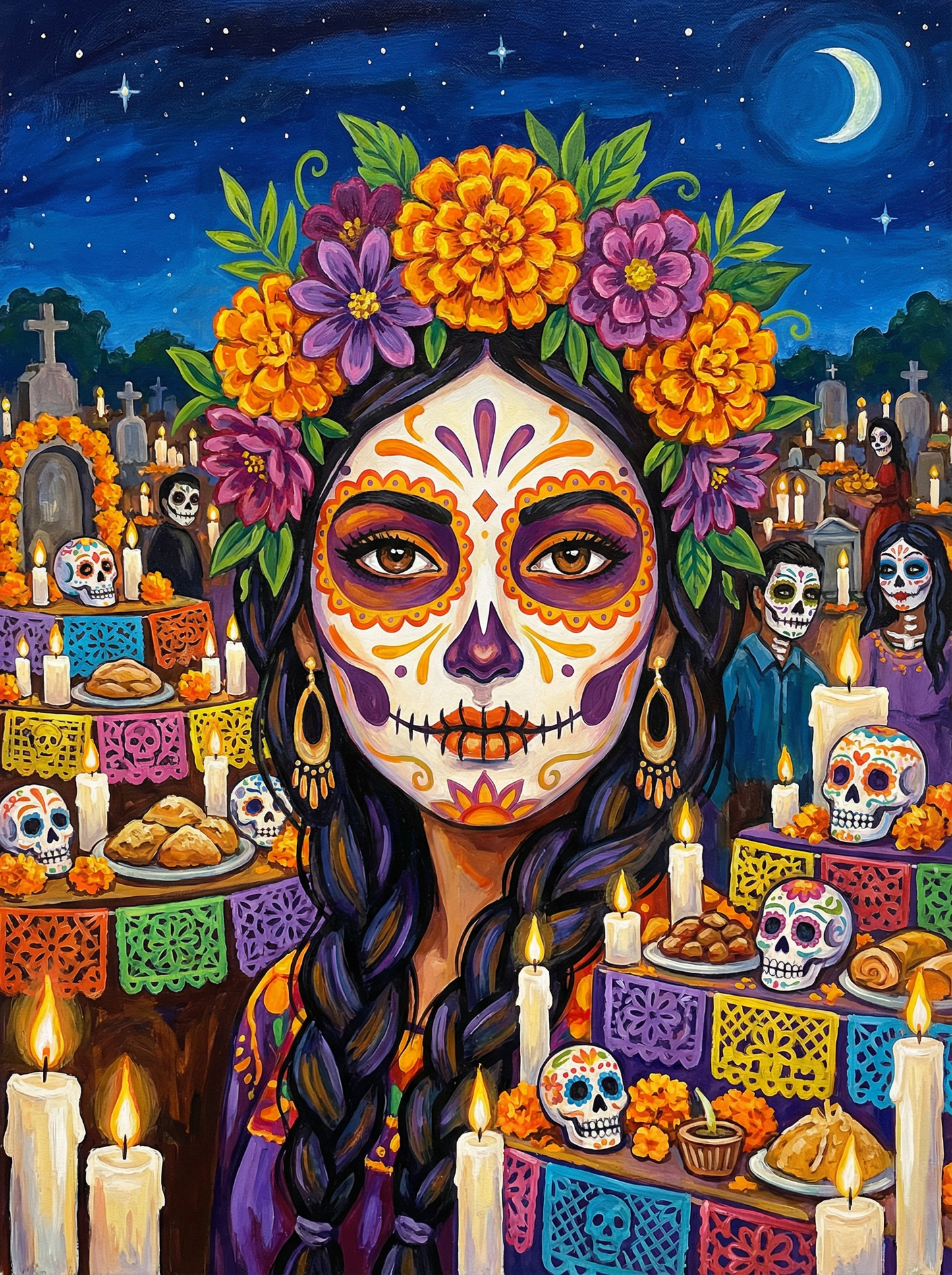 Midnight Día de Muertos (120 Colors)