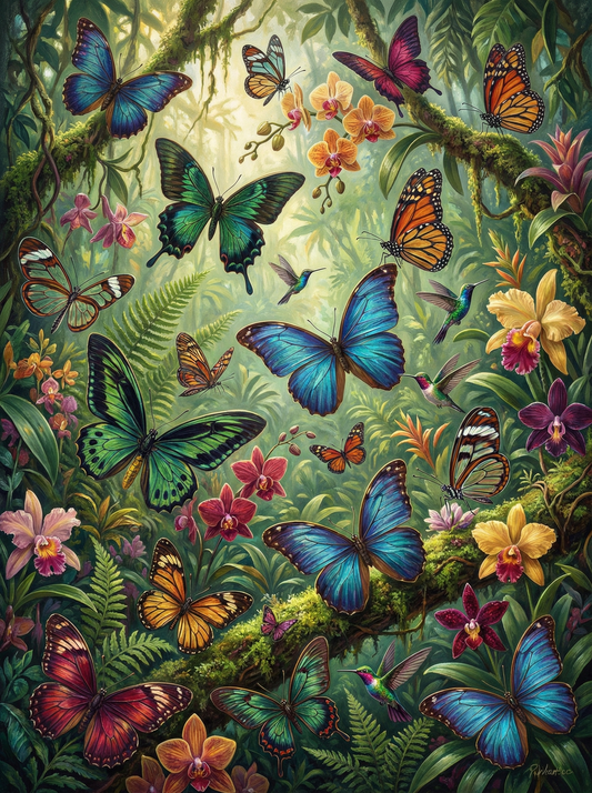Enchanted Butterfly Canopy (80 Colors)