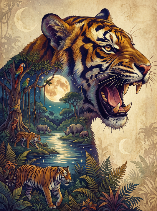 Moonlit Tiger Roar (80 Colors)